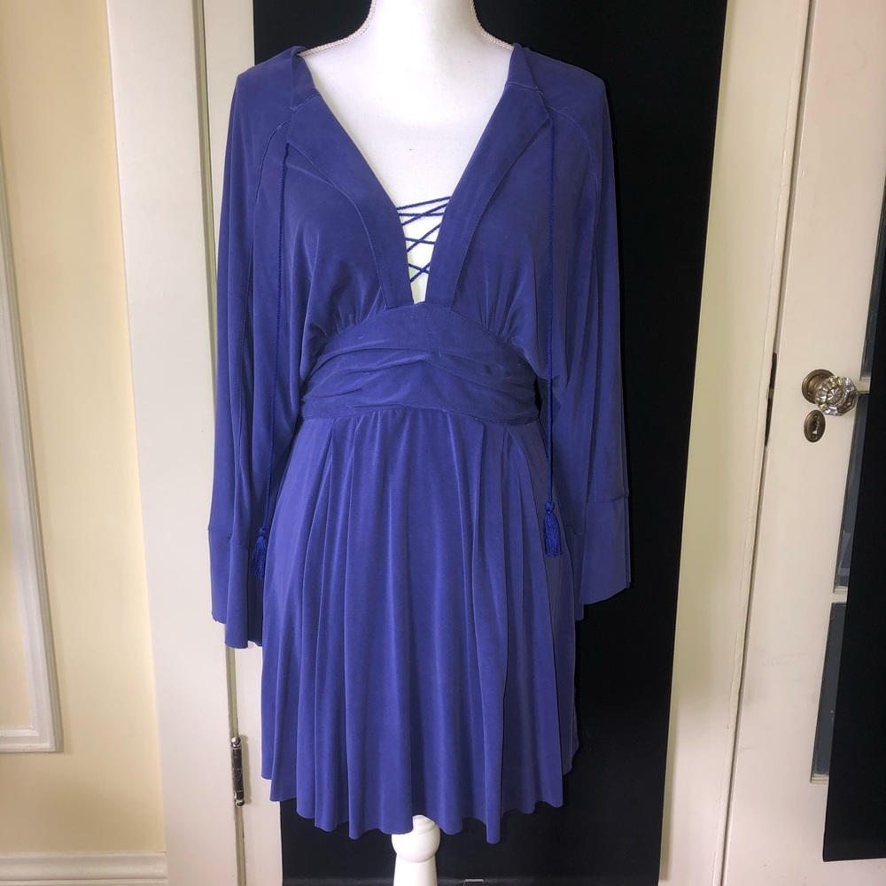 Free People Lavender Flowy Cocktail Dress